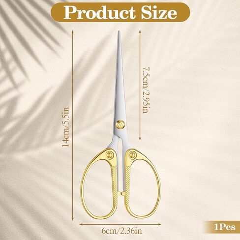 5.5“ Stainless Steel Scissors Dressmaker Shears Comfort Grip Office Scissors Sturdy Sharp Scissor Professional Vintage Craft Scissor for Cutting Leather Cloth in Kuwait