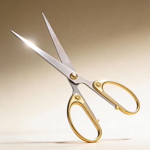 5.5“ Stainless Steel Scissors Dressmaker Shears Comfort Grip Office Scissors Sturdy Sharp Scissor Professional Vintage Craft Scissor for Cutting Leather Cloth in Kuwait