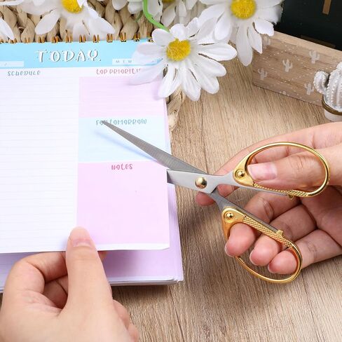 5.5“ Stainless Steel Scissors Dressmaker Shears Comfort Grip Office Scissors Sturdy Sharp Scissor Professional Vintage Craft Scissor for Cutting Leather Cloth in Kuwait