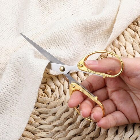 5.5“ Stainless Steel Scissors Dressmaker Shears Comfort Grip Office Scissors Sturdy Sharp Scissor Professional Vintage Craft Scissor for Cutting Leather Cloth in Kuwait
