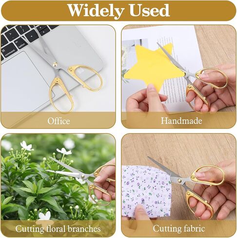 5.5“ Stainless Steel Scissors Dressmaker Shears Comfort Grip Office Scissors Sturdy Sharp Scissor Professional Vintage Craft Scissor for Cutting Leather Cloth in Kuwait