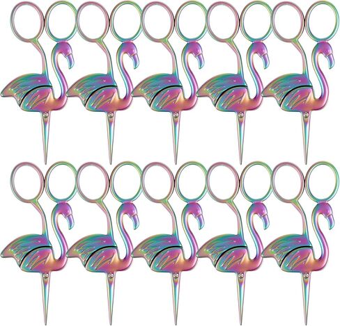 JubileeYarn Flamingo Craft Embroidery Scissors - Pink - 1 Pair in Kuwait