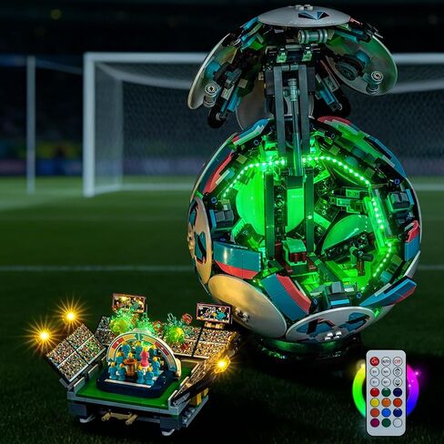 إضاءة LED متوافقة مع كرة القدم LEGO Editions 43019 - مصابيح فقط، مجموعة إضاءة متوافقة مع LEGO 43019، غير متضمنة النموذج in Kuwait