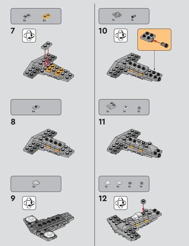 Lego Star Wars N-1 Starfighter Foil & Paper Pack by Lego in Kuwait