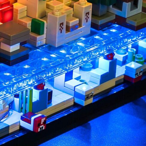 مجموعة الإضاءة المخصصة من LocoLee المتوافقة مع المناطق الأحيائية الصغيرة Lego 21589 - لا توجد مصابيح نموذجية فعلية فقط، ملحقات إضاءة LED المتوافقة مع المناطق الأحيائية الصغيرة من Lego in Kuwait