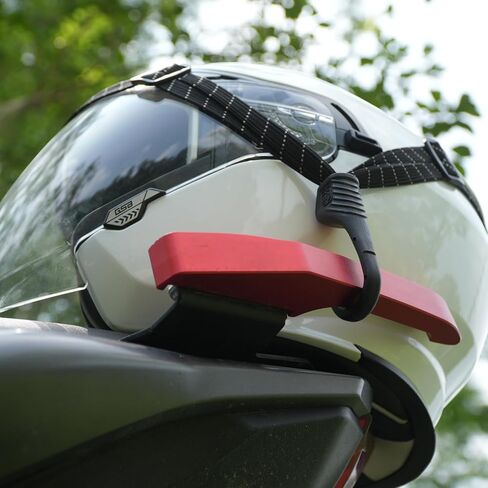 Kewig Motorcycle Bungee Cords with Hooks, Universal Motorcycle Helmet Luggage Rope Elastic Straps (2 PCS, 23.6''/60cm Long/PC) in Kuwait