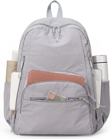 Backpack for Women, Work College Laptop Backpack, Lightweight Travel Backpack Purse, Casual Daypack Bag (Black) in Saudi Arabia