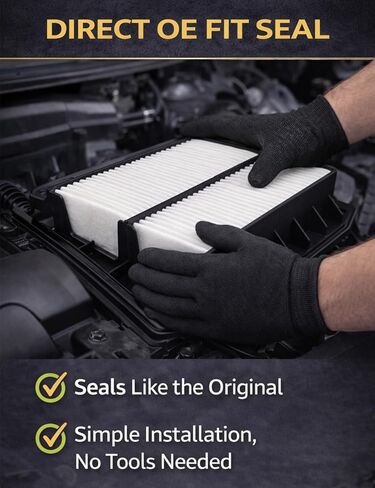CA10467 Engine Air Filter for 2008-2012 Honda Accord 2.4L L4, Replacement for 17220-R40-A00, Also Fits 2012-2015 Honda Crosstour 2.4L L4, Panel Air Filter for Engine Intake in Saudi Arabia