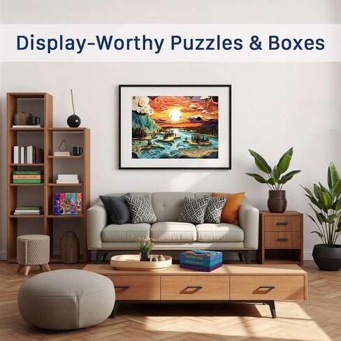 Big Sky Country (No. 18) – 1000 Piece Nature Jigsaw Puzzle for Adults | Printed in USA | Satin Low-Glare Finish | Random Ribbon Cut | Bonus Poster | Premium Display-Worthy Box | Final Piece Puzzles in Saudi Arabia