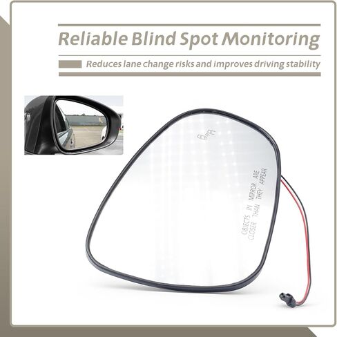 8793133B40 Right Passenger Side Mirror Glass Heated & Blind Spot Replacement for Lexus ES300h ES350 2013-2018 for IS250 IS350 2015-2020 for LS350 2013-2017 for GS350 2013-2020 for CT200h in Kuwait
