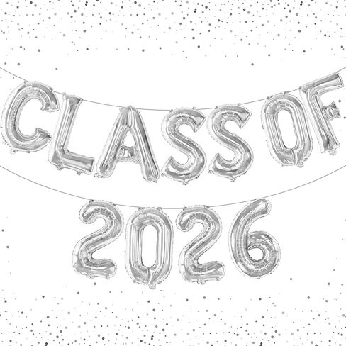 Gold Graduation Decorations 2026, 16 Inch Class of 2026 Balloons | Graduation Balloons Banners, Class of 2026 Banner for Class of 2026 Decorations, Graduation Party Decorations, KatchOn in Kuwait