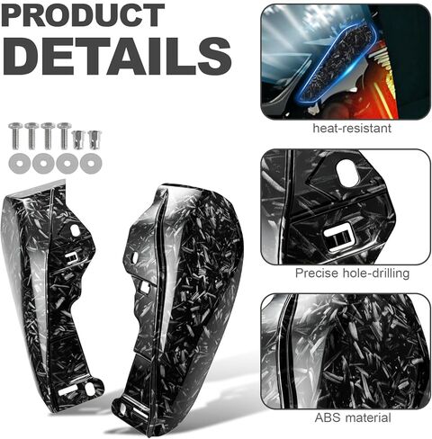 Mid-Frame Air Deflector Heat Carbon Fiber Pattern Debris Marbling Drawing, for Harley Davidson 2023-2026 CVO Road Glide ST, CVO Street Glide ST, 2024-2026 FLHX, FLTR, FLTRU, FLTRX, FLTRXSTSE in Saudi Arabia