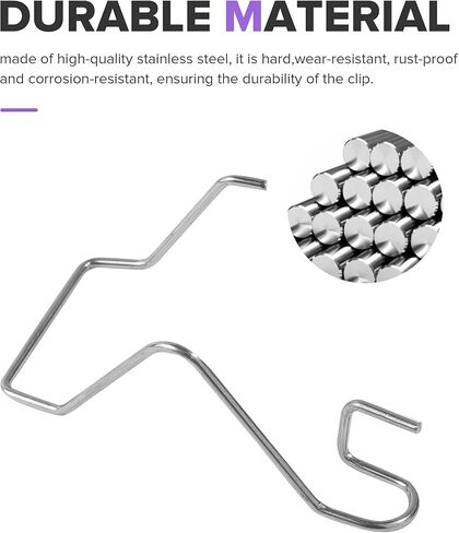 24PCS Headlight Bracket,Car Accessories Headlight Clips,Automotive Headlight Bulb Retainers,Universal Retainer Spring Clips of Headlights,Adapted to H1, H3, H4, H7 and Other Specifications in Kuwait
