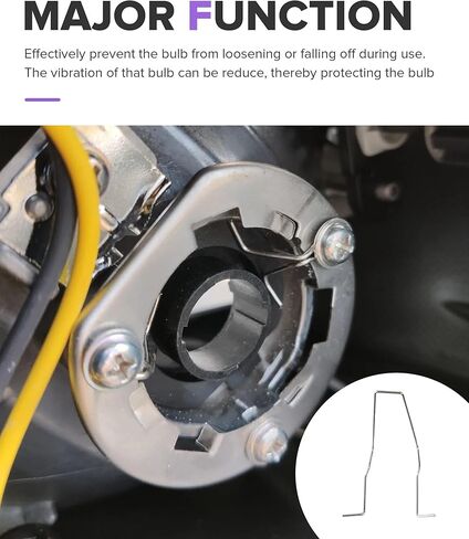 24PCS Headlight Bracket,Car Accessories Headlight Clips,Automotive Headlight Bulb Retainers,Universal Retainer Spring Clips of Headlights,Adapted to H1, H3, H4, H7 and Other Specifications in Kuwait