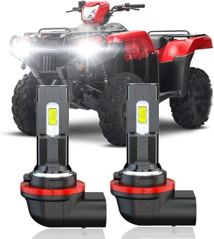 مصابيح إضاءة CHUSYYRAY متوافقة مع Honda Foreman Rubicon 520 2020 2021 2022 القيادة الخفيفة 34901-HR3-A21، 12V 40W 6000K أبيض، IP67 مقاوم للماء للطرق الوعرة، حزمة من 2 in Kuwait
