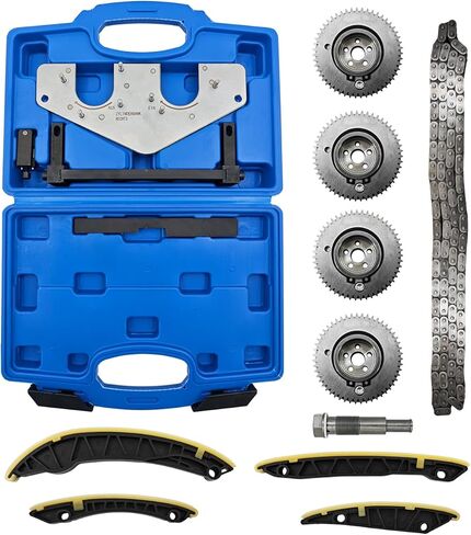 M156 6.2L 6.3L V8 Timing Chain Kit w/VVT Camshaft Adjuster Gears Compatible with Mercedes-Benz AMG C63 CL63 CLK63 CLS63 E63 ML63 R63 S63 SL63 in Kuwait