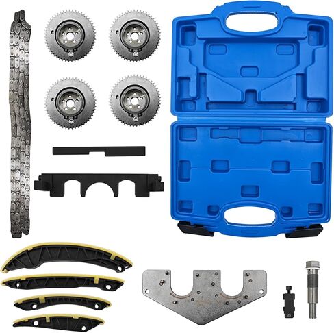 M156 6.2L 6.3L V8 Timing Chain Kit w/VVT Camshaft Adjuster Gears Compatible with Mercedes-Benz AMG C63 CL63 CLK63 CLS63 E63 ML63 R63 S63 SL63 in Kuwait