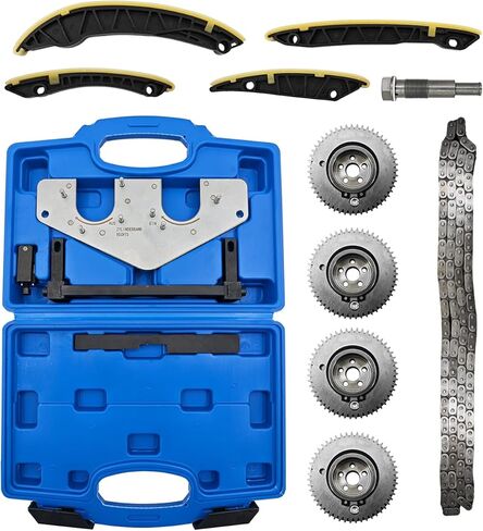 M156 6.2L 6.3L V8 Timing Chain Kit w/VVT Camshaft Adjuster Gears Compatible with Mercedes-Benz AMG C63 CL63 CLK63 CLS63 E63 ML63 R63 S63 SL63 in Kuwait