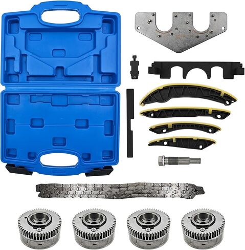 M156 6.2L 6.3L V8 Timing Chain Kit w/VVT Camshaft Adjuster Gears Compatible with Mercedes-Benz AMG C63 CL63 CLK63 CLS63 E63 ML63 R63 S63 SL63 in Kuwait