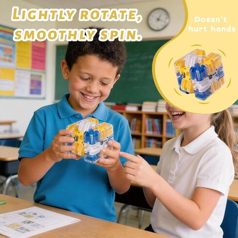 3D Cube Puzzle for Kids Color Matched Game Brain Teaser Game,Educational Learning Toys for Logical Thinking, Family Board Games, Durable Puzzle Cube Gift for Birthday and Holidays in Saudi Arabia