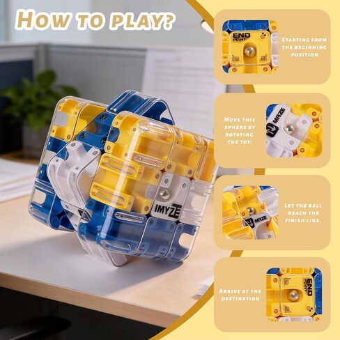 3D Cube Puzzle for Kids Color Matched Game Brain Teaser Game,Educational Learning Toys for Logical Thinking, Family Board Games, Durable Puzzle Cube Gift for Birthday and Holidays in Saudi Arabia