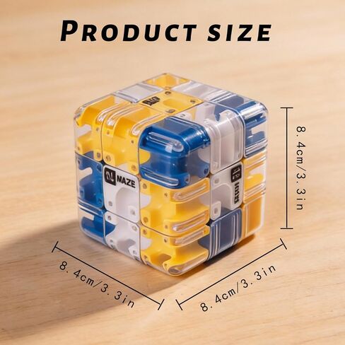 3D Cube Puzzle for Kids Color Matched Game Brain Teaser Game,Educational Learning Toys for Logical Thinking, Family Board Games, Durable Puzzle Cube Gift for Birthday and Holidays in Saudi Arabia