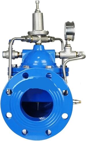 500X-16Q/P sustained pressure relief valve back pressure valve fire pipeline valve(球墨铸铁 DN125) in Kuwait