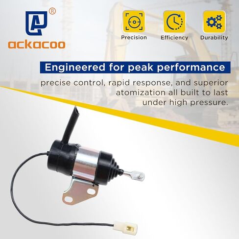 Fuel Shut Off Solenoid 12V for Kubota BX2230D RTV900R RTV900T, B7410D BX1500D BX1800D D722 D902 D782 D622 Z402 Z602 16851-60014,16851-60010,16851-60011 16851-60012 052600-4530 052600-4531 in Saudi Arabia