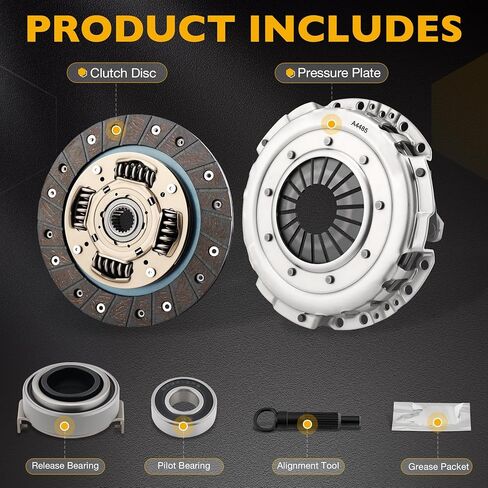 Transmission Clutch Kit Compatible with 2007-2008 Honda Fit L4 1.5L Replacement for 08-054 in Kuwait