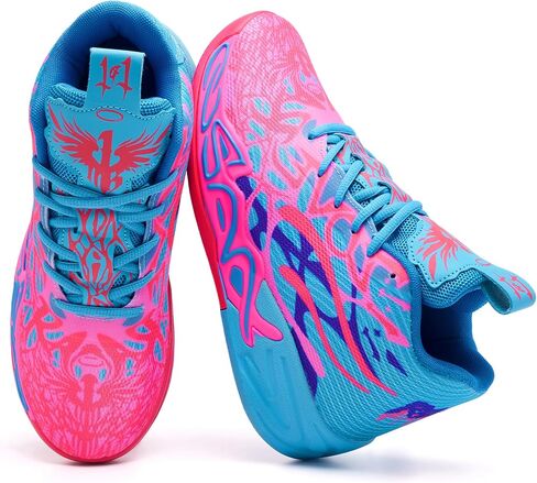 Basketball Shoes for Womens Mens Colorful Volleyball Fashion High Top Breathable Lightweight Grip Indoor Outdoor Sport Sneakers for Unisex in Saudi Arabia