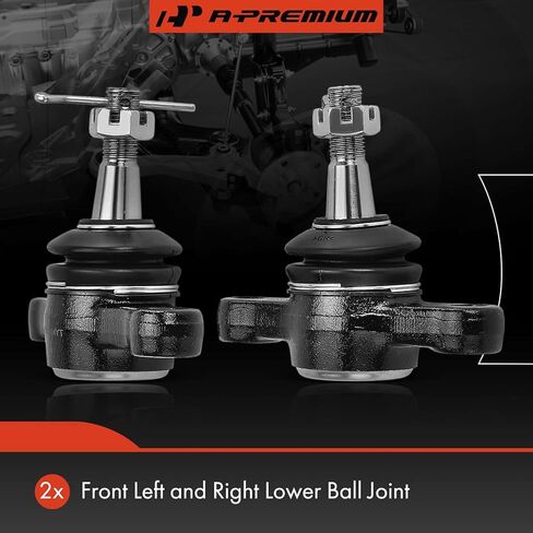 A-Premium 2 x Front Lower Ball Joint, Compatible with Hyundai Sonata 2006-2010, Azera 2006-2011 & Kia Amanti 2007-2009 in Kuwait