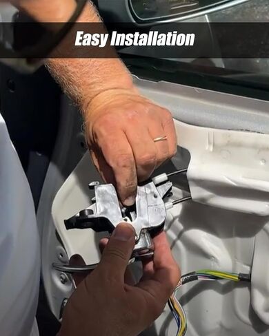 Power Door Lock Actuator with Cables Fit for Nissan Pathfinder 2018-2020, Door Latch Lock Actuator Repalce 80501-9PM0A 80501-9PM0B DL390, Front Left Driver Side Door in Kuwait