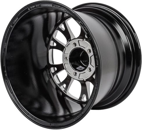 عجلة JEGS SSR سبايك 15 × 10 | 5 × 4.5 بوصة. تباعد نمط مسمار العجلة | +51 ملم إزاحة | 7.5 بوصة مسافة خلفية | أسود لامع مع لمسات بارزة مطحونة | 3.27 بوصة تتحمل المركز in Kuwait