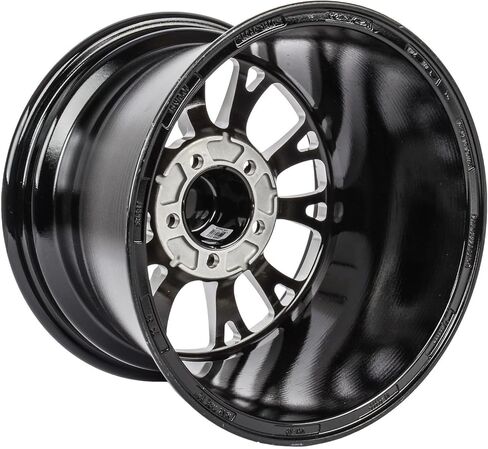 عجلة JEGS SSR سبايك 15 × 10 | 5 × 4.5 بوصة. تباعد نمط مسمار العجلة | +51 ملم إزاحة | 7.5 بوصة مسافة خلفية | أسود لامع مع لمسات بارزة مطحونة | 3.27 بوصة تتحمل المركز in Kuwait