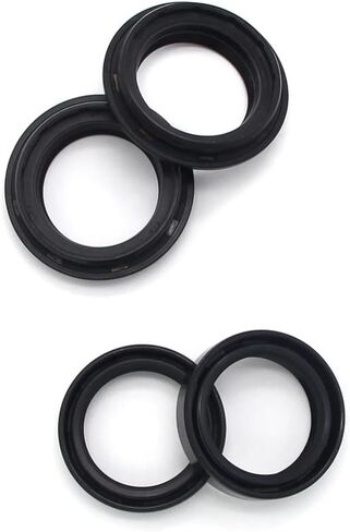 Front Fork Shock Oil Seal Dust Seal Fork Seal Set Size Model 37MMx50MMx11MM for Kawasaki 92049-1421 for Kawasaki EX250J Ninja 250R 2008-2012 for Kawasaki EX500D Ninja 500R 1994-2009 in Kuwait