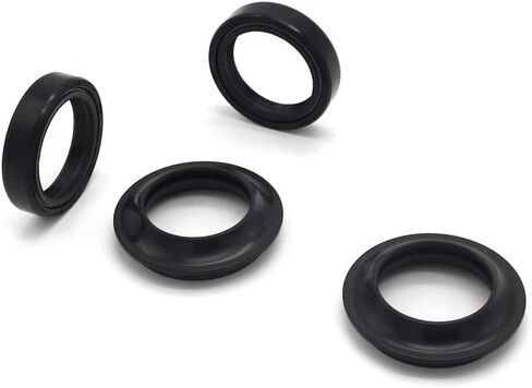 Front Fork Shock Oil Seal Dust Seal Fork Seal Set Size Model 37MMx50MMx11MM for Kawasaki 92049-1421 for Kawasaki EX250J Ninja 250R 2008-2012 for Kawasaki EX500D Ninja 500R 1994-2009 in Kuwait