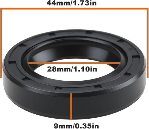 2pcs TC Oil Seals 28x44x9mm 92049-0785 92049-7008 Compatible with KAWASAKI FJ180V-AM00 to FJ180V-AM27 in Kuwait