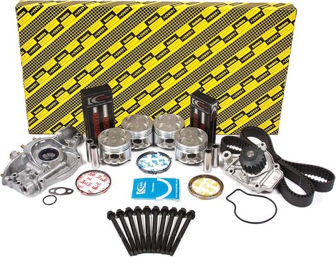 Evergreen OK4026M/0/0/0 Fits 88-95 Honda CRX Civic Del Sol 1.5L SOHC 16V D15B1 D15B2 D15B7 D15B8 Master Overhaul Engine Rebuild Kit in Saudi Arabia