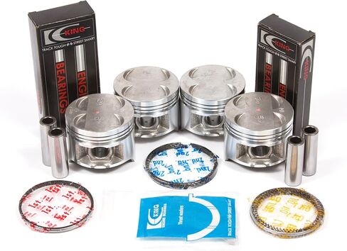Evergreen OK4026M/0/0/0 Fits 88-95 Honda CRX Civic Del Sol 1.5L SOHC 16V D15B1 D15B2 D15B7 D15B8 Master Overhaul Engine Rebuild Kit in Saudi Arabia