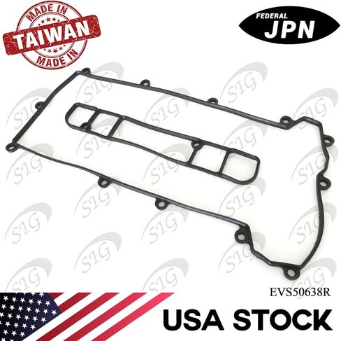 Engine Valve Cover Gasket Compatible with Ford & Mazda Model Focus 2003-2004 & Ranger 2001-2003 & 6 2003-2005 & B2300 2001-2003 with Engine Base 2.3L L4 (Replacement# VS50638R, 151072101) - EVS50638R in Saudi Arabia