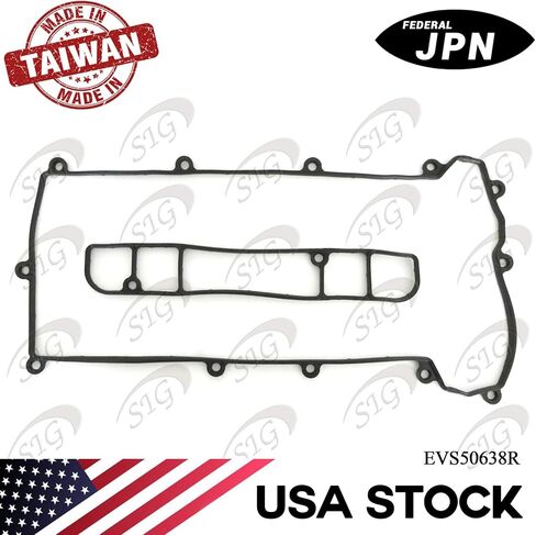 Engine Valve Cover Gasket Compatible with Ford & Mazda Model Focus 2003-2004 & Ranger 2001-2003 & 6 2003-2005 & B2300 2001-2003 with Engine Base 2.3L L4 (Replacement# VS50638R, 151072101) - EVS50638R in Saudi Arabia