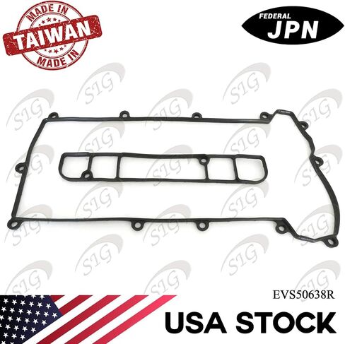 Engine Valve Cover Gasket Compatible with Ford & Mazda Model Focus 2003-2004 & Ranger 2001-2003 & 6 2003-2005 & B2300 2001-2003 with Engine Base 2.3L L4 (Replacement# VS50638R, 151072101) - EVS50638R in Saudi Arabia