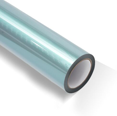 Color Shift Chameleon Vinyl Wrap Roll 50FT x 5FT Dreamy Turquoise Iridescent Car Paint Film - Self-Adhesive Air Release Removable Automotive Decal for Sedan SUV Truck in Saudi Arabia