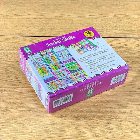 Key Education Publishing Social Skills Activities for Kids, 15 File Folder Games With Social Emotional Learning Activities, Emotional Regulation Tools for kids Preschool to Grade 2 in Saudi Arabia