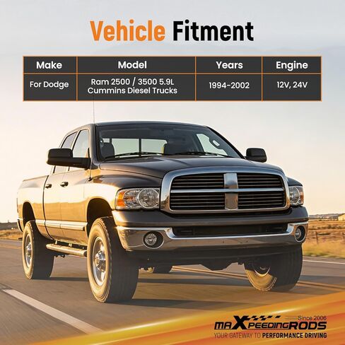 مجموعة أنابيب المبرد الداخلي maxpeedingrods لشاحنات دودج رام 2500/3500 5.9L الكمون الديزل 1994-2002 in Kuwait