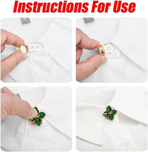 White Green Flower Button Covers for Women Blouses Removable Drip Oil Flowers Button Cover Cuff Links Aesthetic Floral Decorative Rhinestone Jewelry Buttons Covers for Shirt Dress Clothing Accessories in Kuwait