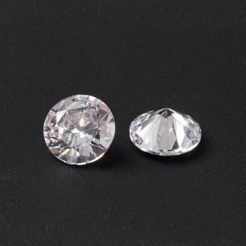 100Pcs Clear Faceted Diamond Shaped Cubic Zirconia Cabochons Pointed Back Rhinestone Cubic Zirconia Diamonds Beads for Ring Earring Bracelet DIY Jewelry Making Nail Art Craft Ring Embellishment 2mm in Kuwait