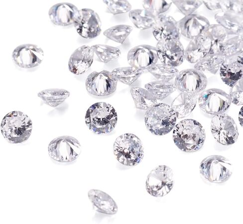 100Pcs Clear Faceted Diamond Shaped Cubic Zirconia Cabochons Pointed Back Rhinestone Cubic Zirconia Diamonds Beads for Ring Earring Bracelet DIY Jewelry Making Nail Art Craft Ring Embellishment 2mm in Kuwait