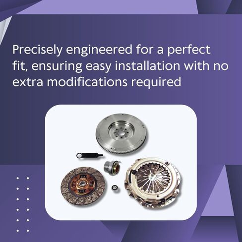 Exedy Clutch Pro Kit 16087 مع EFT HD OE دولاب الموازنة لـ 1995-2004 Toyota 4 Runner، T100، Tacoma، Tundra Truck 3.4L Engine - متين ودقيق لتحسين الأداء - ضمان العلامة التجارية لمدة 12 شهرًا in Kuwait