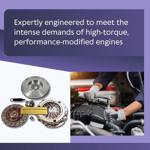 Exedy Clutch Pro Kit 16087 مع EFT HD OE دولاب الموازنة لـ 1995-2004 Toyota 4 Runner، T100، Tacoma، Tundra Truck 3.4L Engine - متين ودقيق لتحسين الأداء - ضمان العلامة التجارية لمدة 12 شهرًا in Kuwait